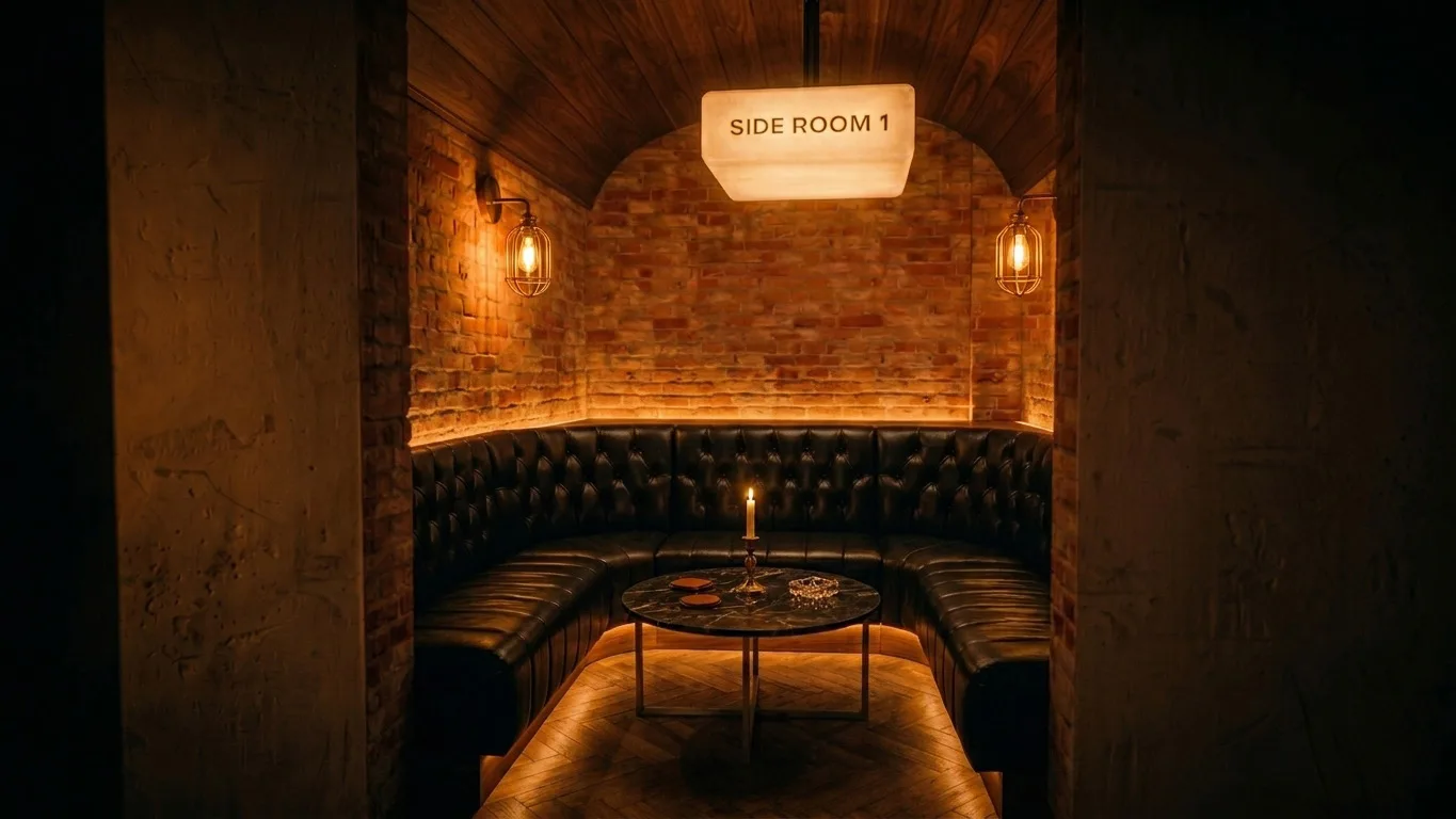 Side Room 1 &mdash; the speakeasy lounge at No.1 Princes St